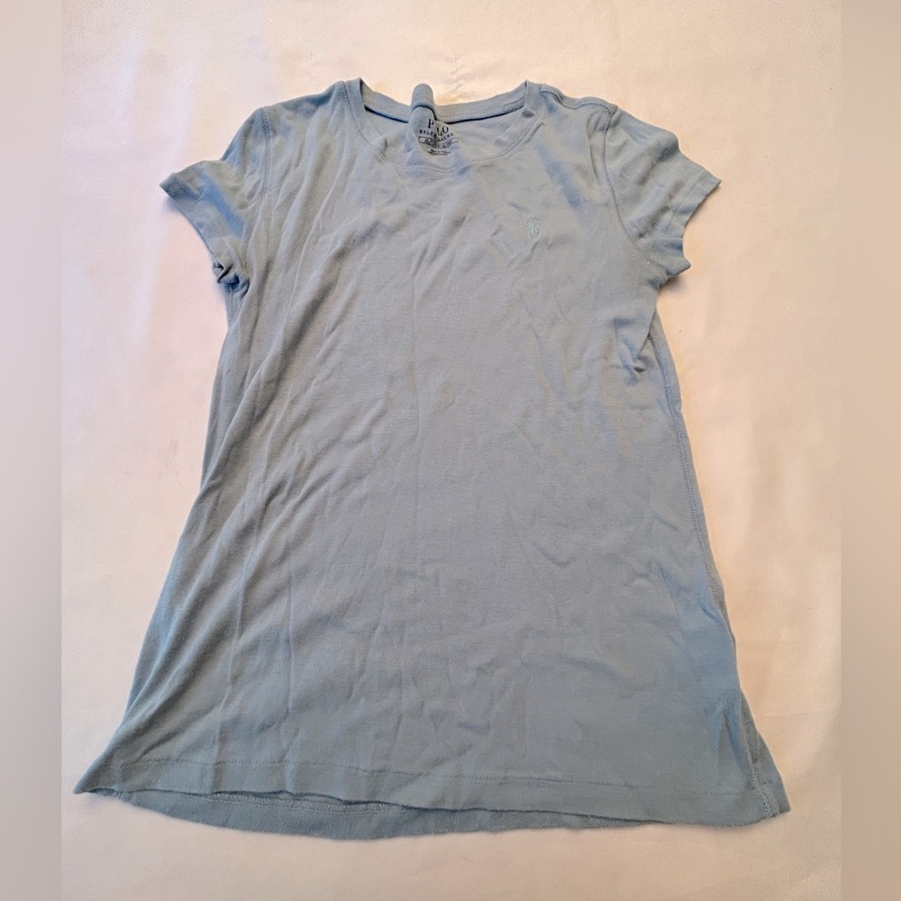 Light Blue Ralph Lauren Girls polo